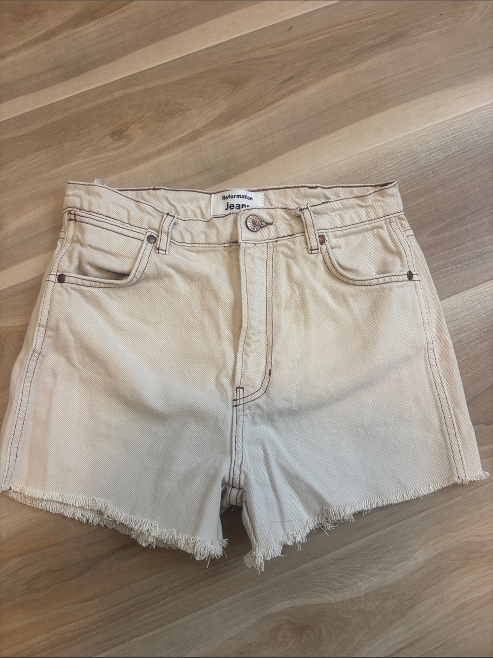 Reformation High-Waist Shorts